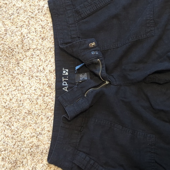 Apt. 9 Modern Fit Linen Shorts Size 12 - Picture 3 of 6